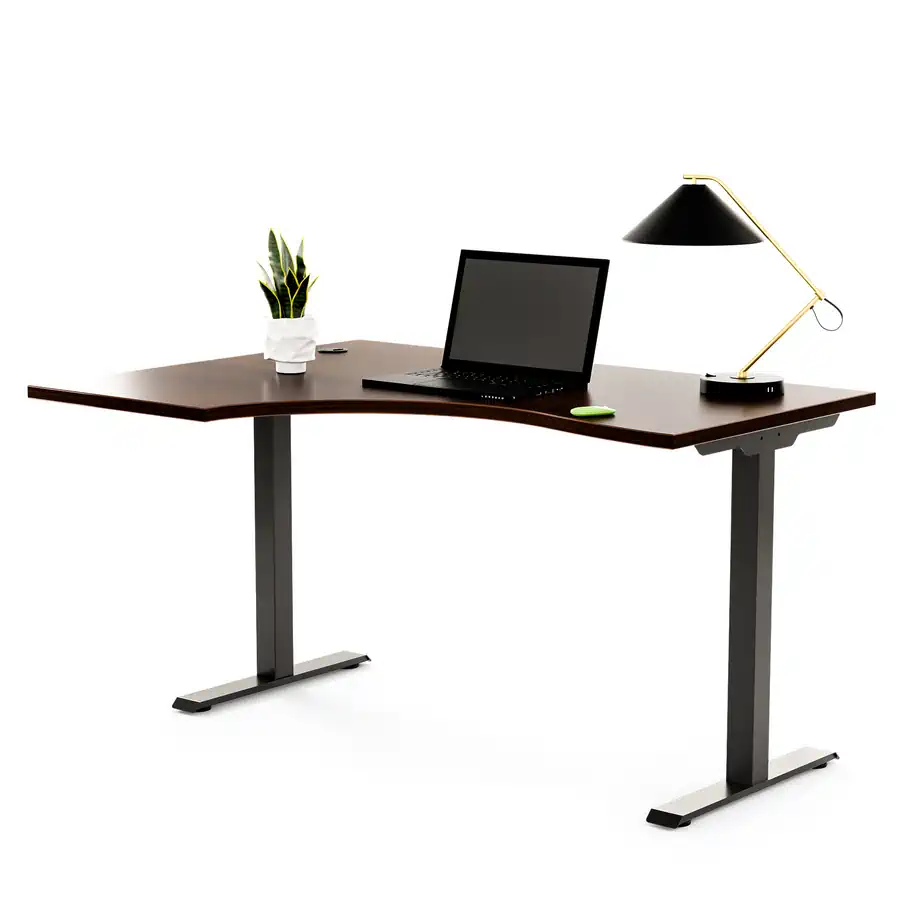 Biurko narożne PRO T z dodatkami